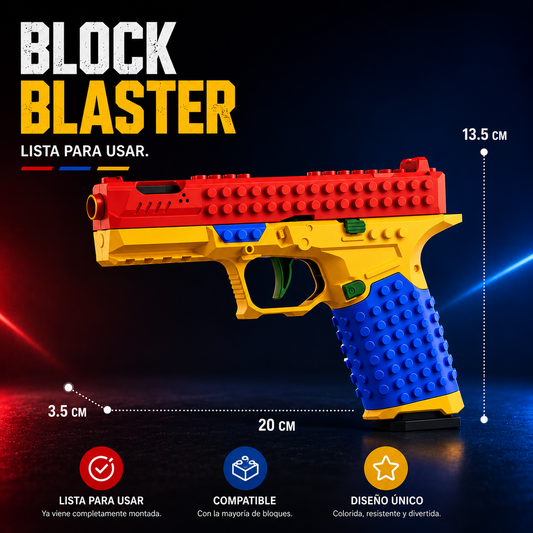 Pistola de Juguete de Bloques