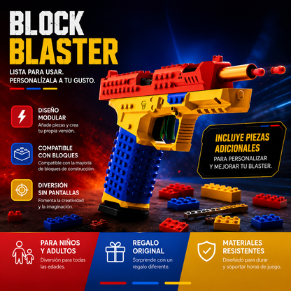 Pistola de Juguete de Bloques