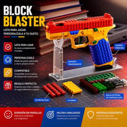 Pistola de Juguete de Bloques