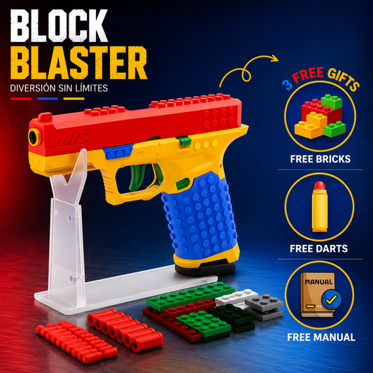 Pistola de Juguete de Bloques